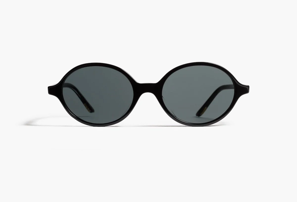 Khaite x Oliver Peoples 2000C in Black and Grey, $555 at Khaite