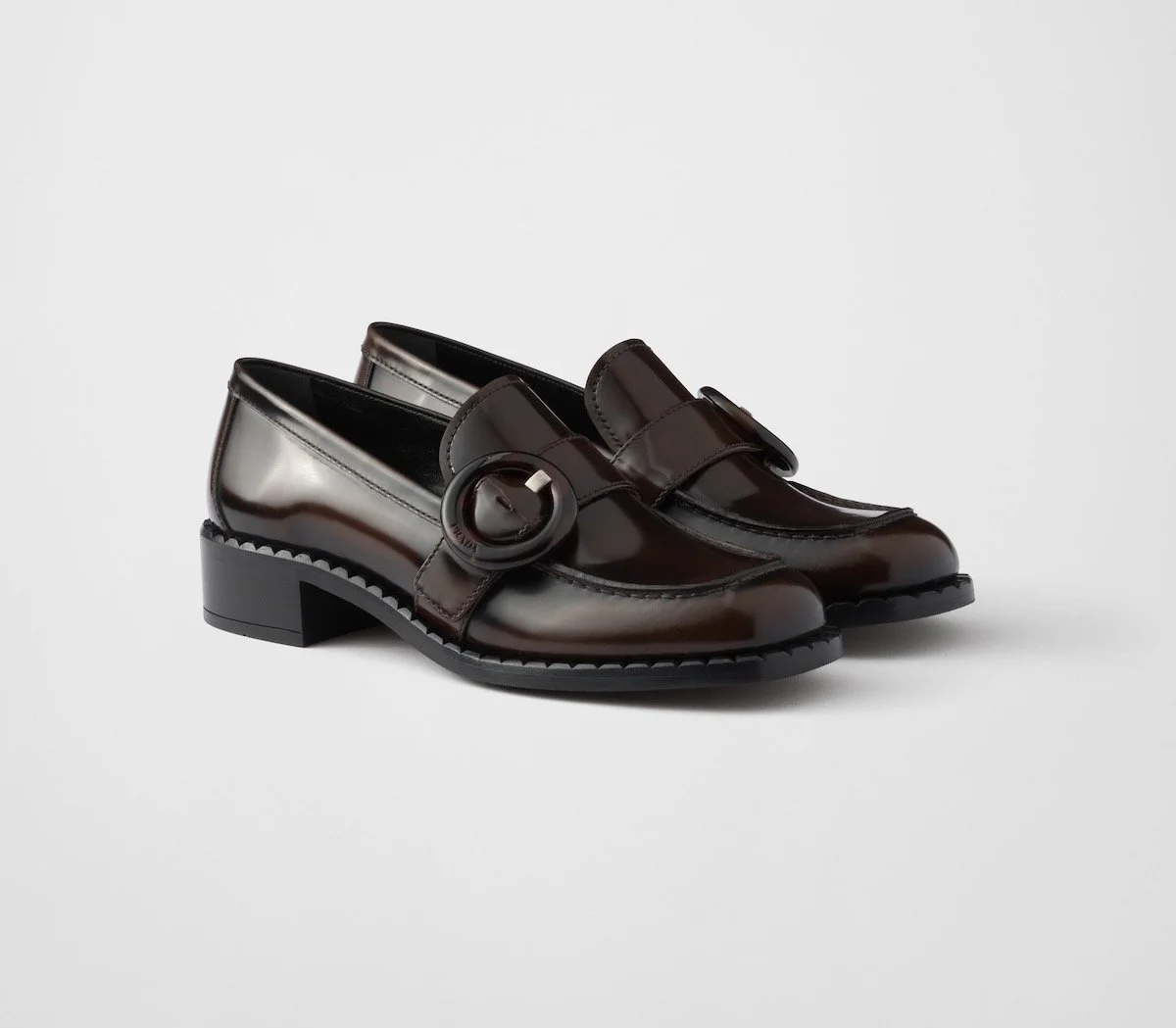 Prada Brushed Leather Loafers, $1,370 at Prada