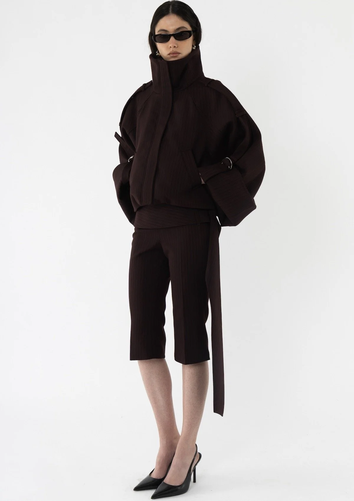 ARAKII Wide Belted Capri Pants, $370 at ARAKII