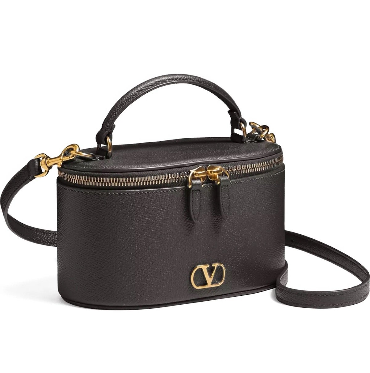 Valentino Garavani Grainy-Leather Signature Vanity Mini Bag, $1,590 at Farfetch