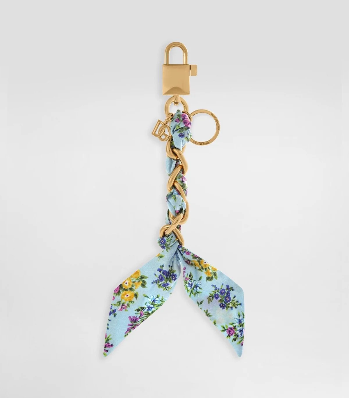 Dolce & Gabbana Floral-Print Chain Keyring, $745 at Farfetch