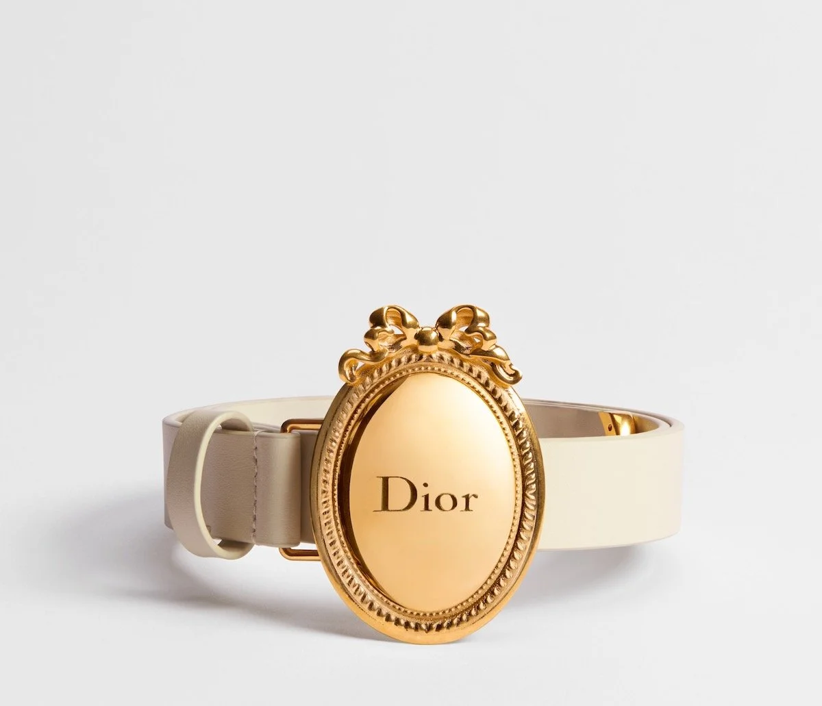 Christian Dior Médaillon Belt, $1,100 at Christian Dior