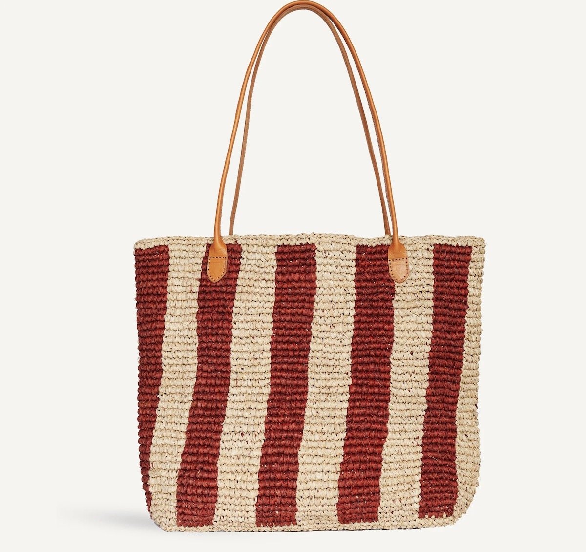 Bembien Françoise Tote in Red Stripe, $310 at Bembien