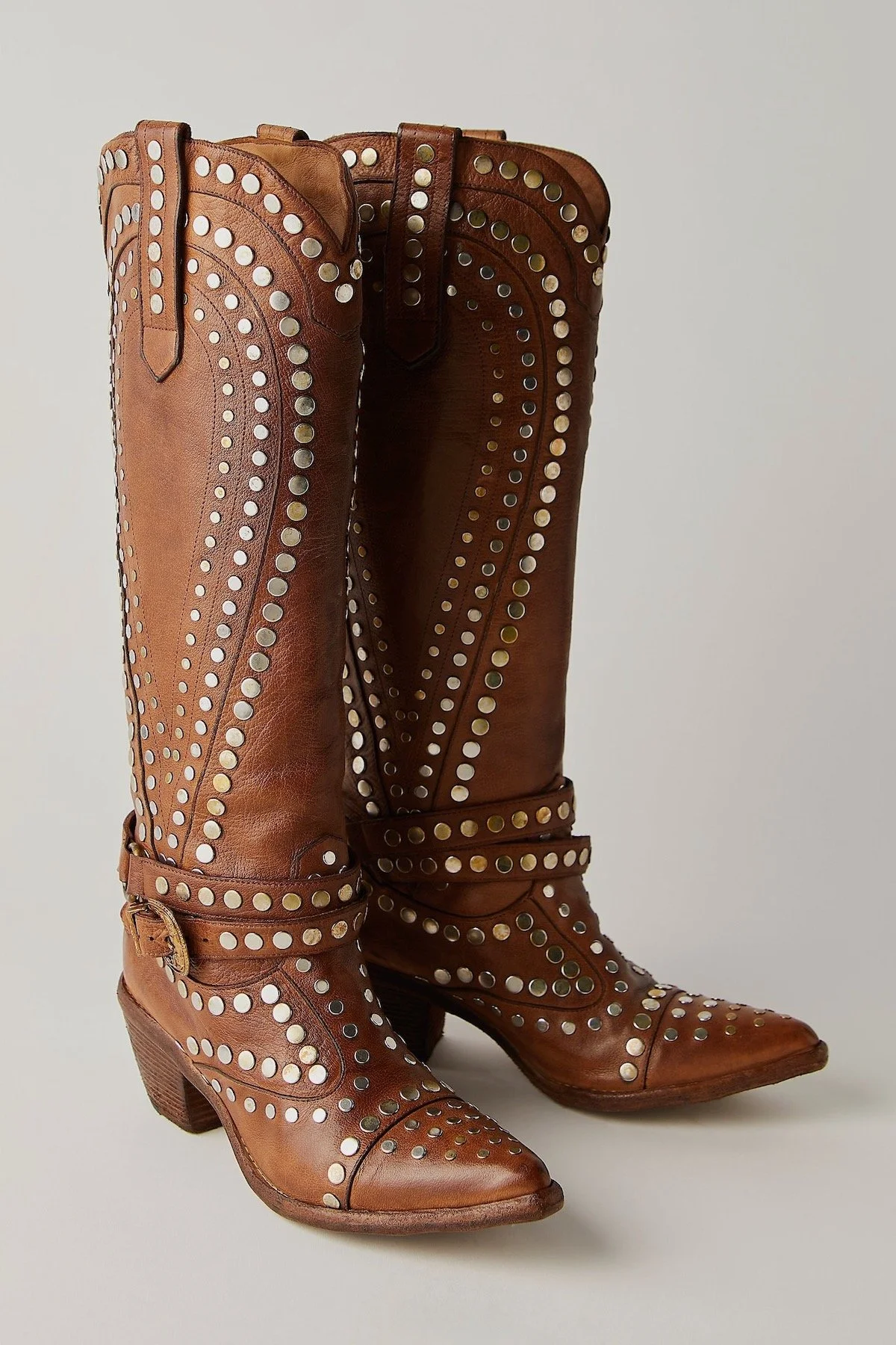 El Vaquero Siren Studded Western Boots, $1,500 at Free People