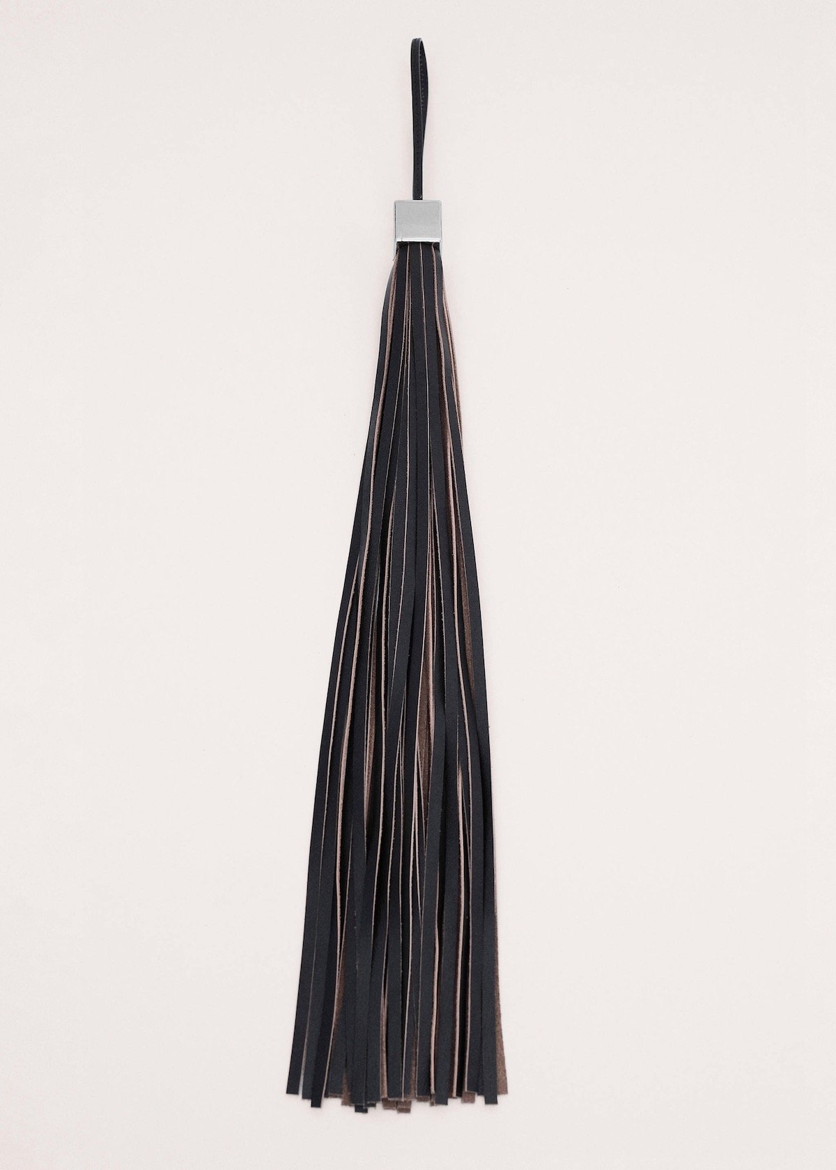 Mango Leather Tassel Keychain, $59.99 at Mango