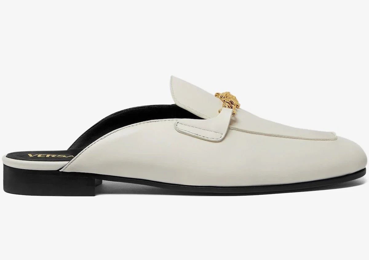 Versace Medusa Leather Loafers, $793 at Farfetch