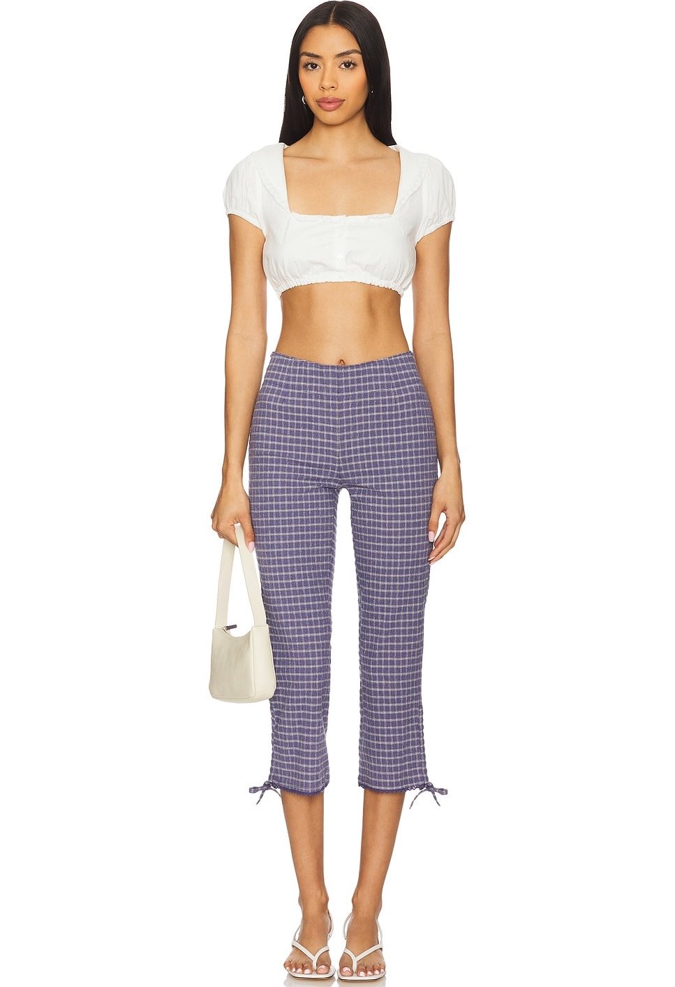 Free People Feeling Flirty Slim Capri Pant, $98 at Revolve