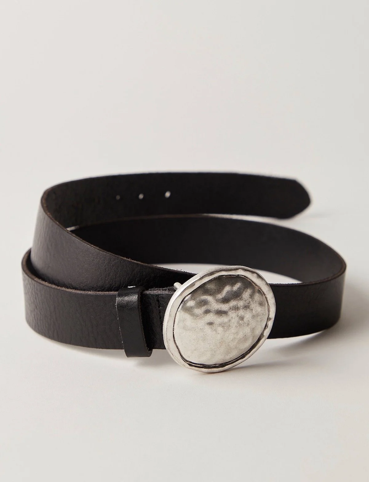 Free People Becks Buckle Belt in Black, $48 at Free People
