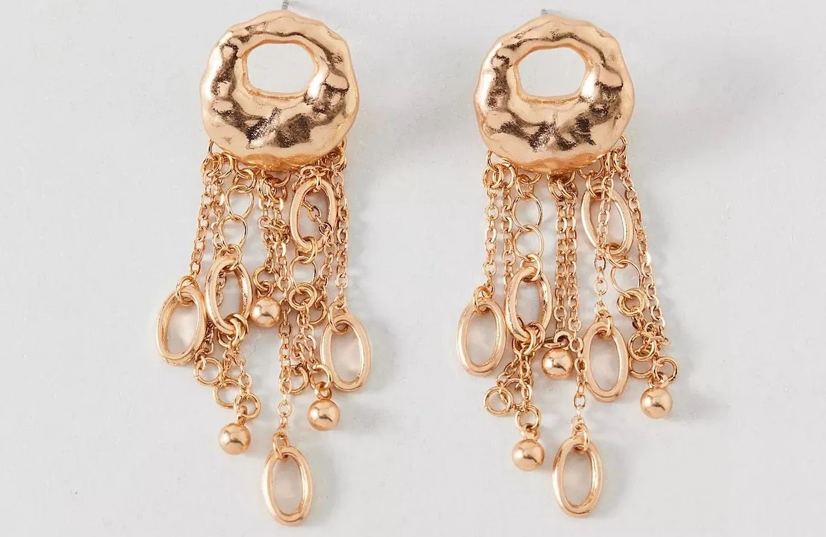 Urban Outfitters Milan Chain Fringe Earring, $20 at Urban Outfitters