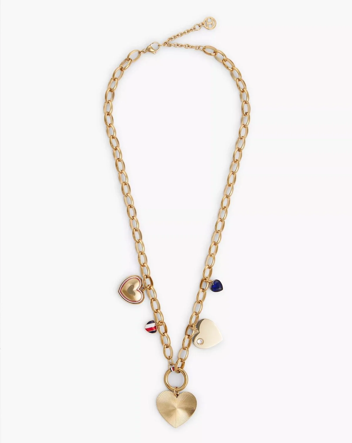 Tommy Hilfiger Heart Charm Necklace, $112 at Tommy Hilfiger