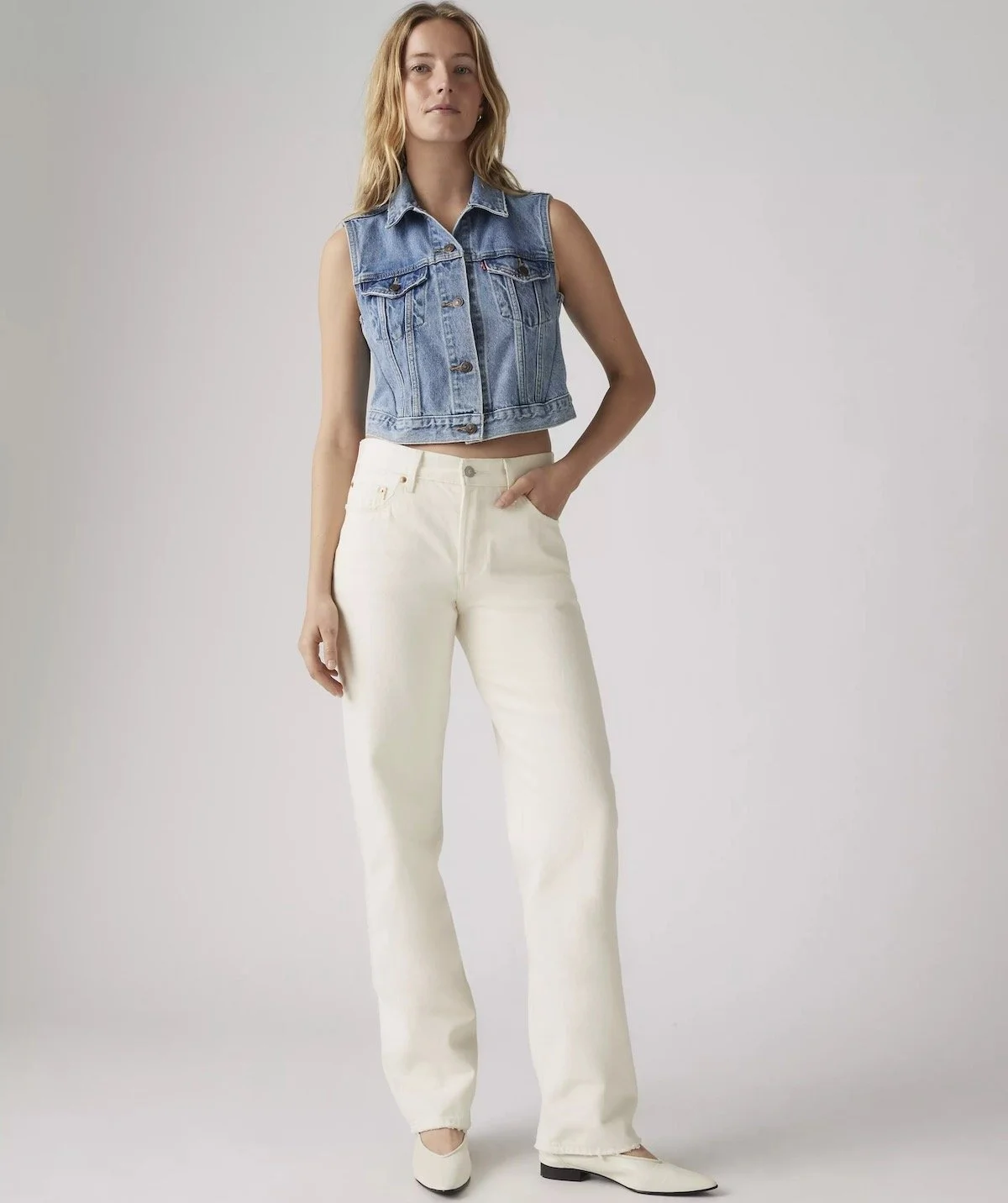 Levi's 501 '90s Women’s Jeans in Ecru, $77 at Levi's
