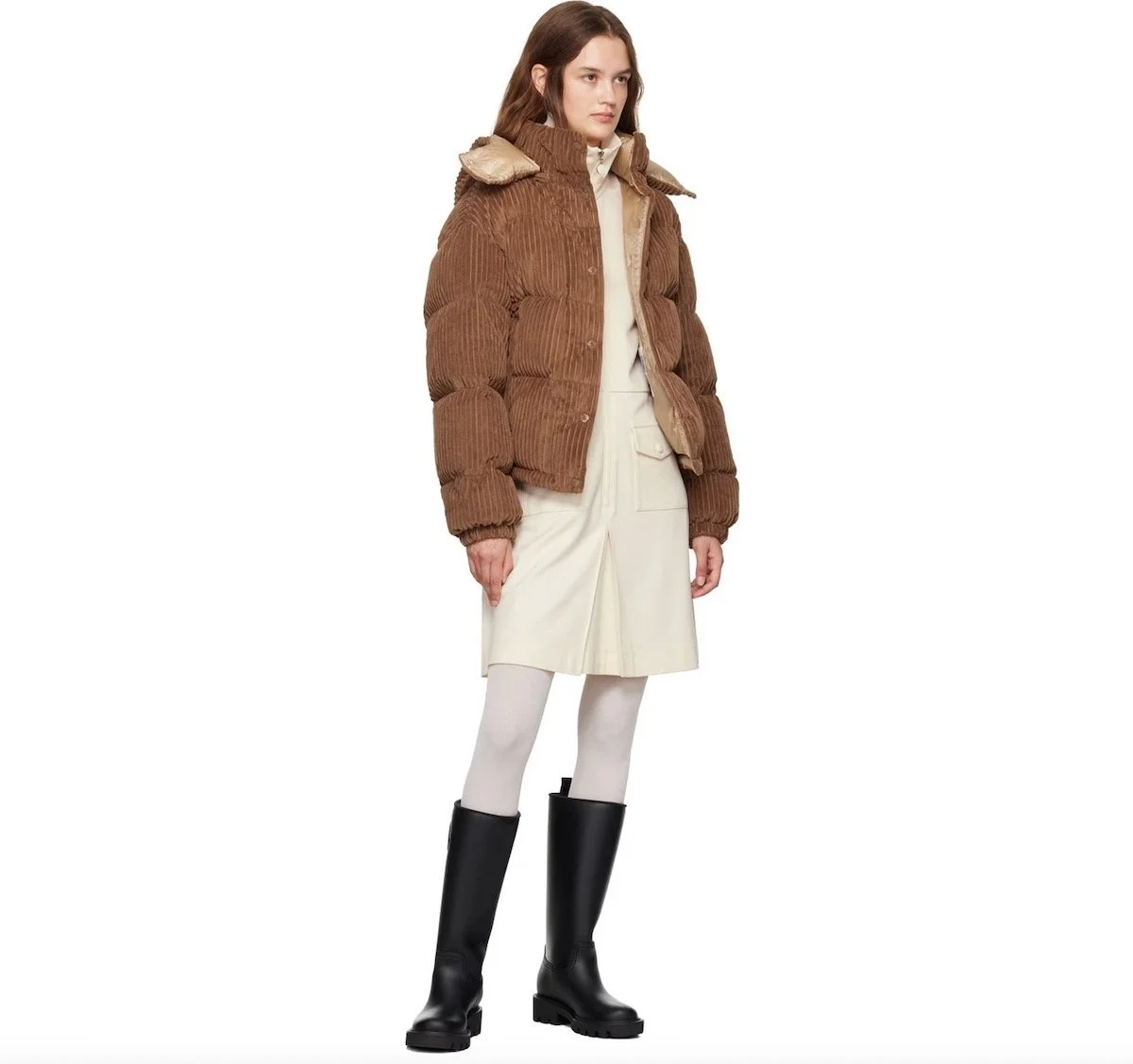 Moncler Brown Daos Down Jacket, $2,500 at SSENSE