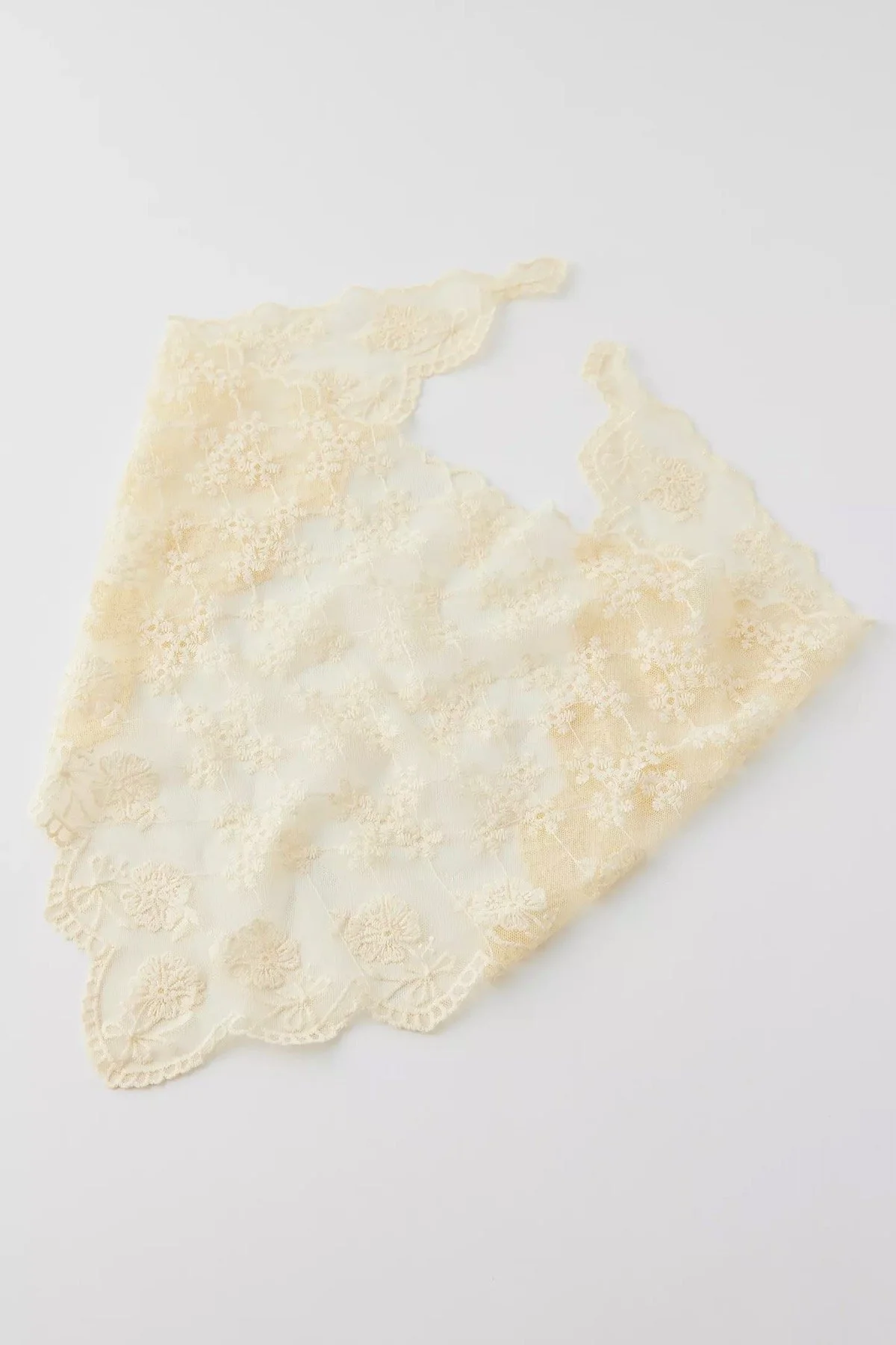 Out From Under Lace Headscarf in Ivory, $15 at Urban Outfitters