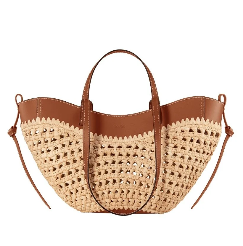 Polène Cyme Mini Edition Raffia, $480 at Polène