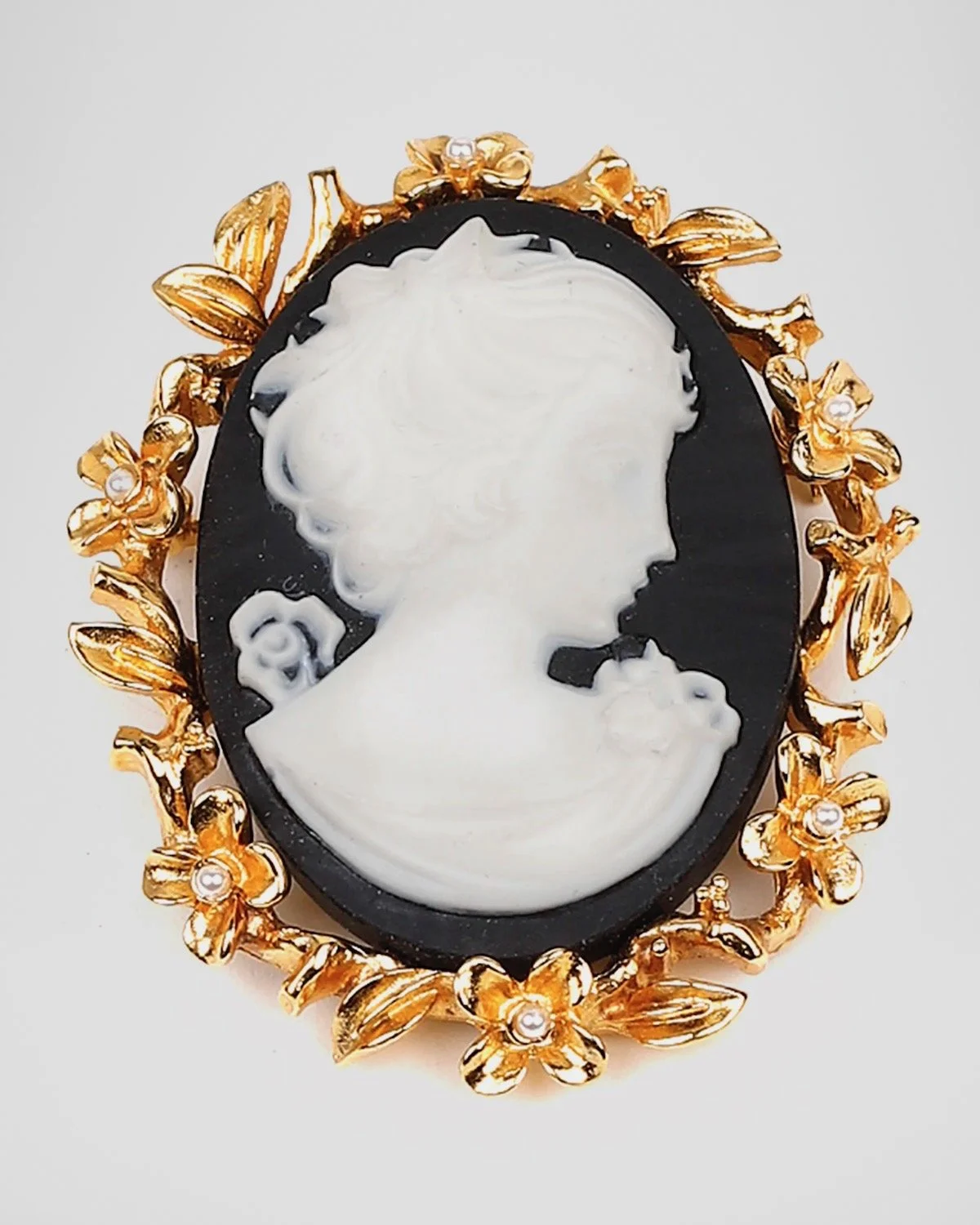 Ben-Amun Cameo Gold Pin, $195 at Neiman Marcus