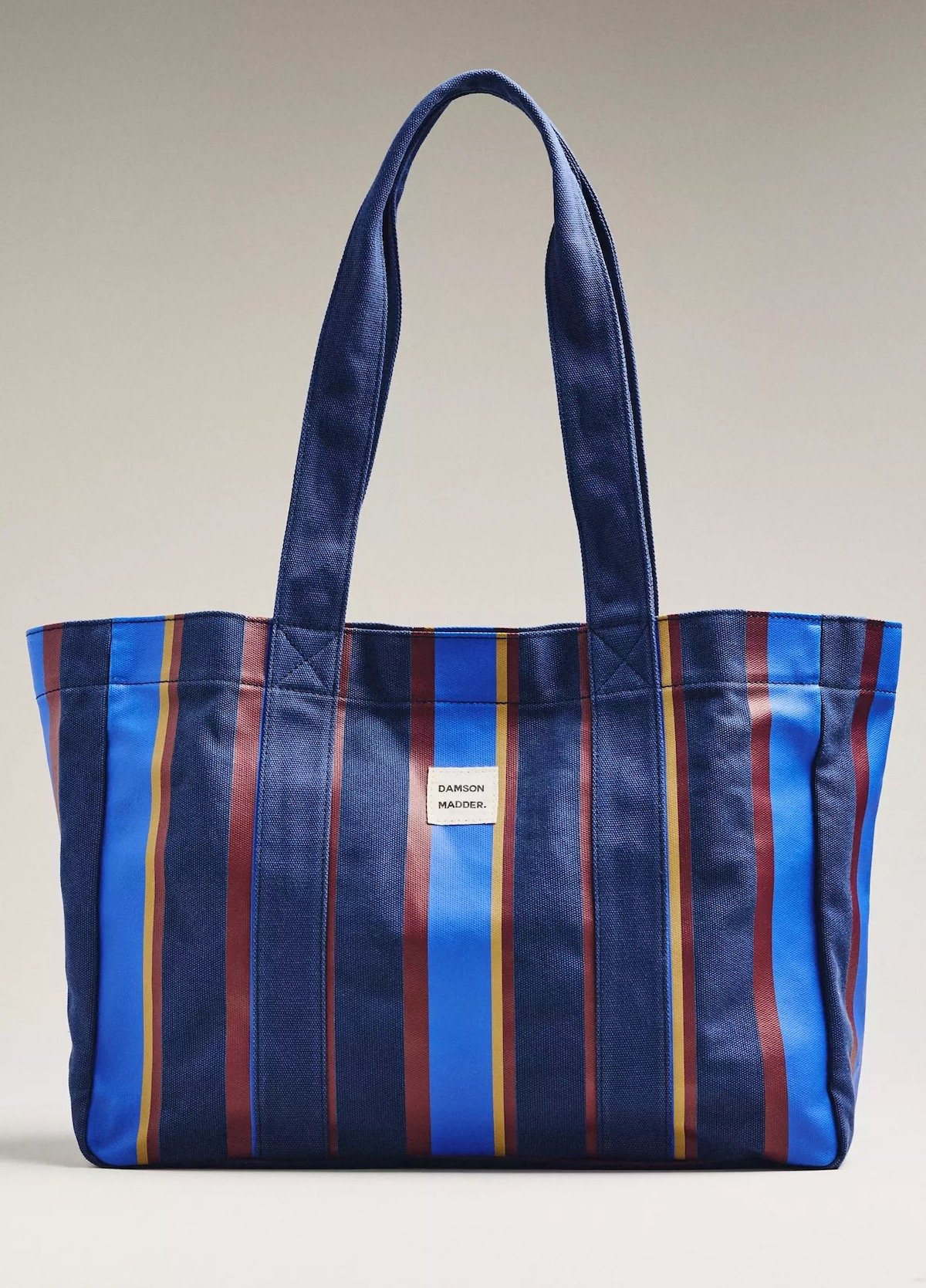 Damson Madder Organic Cotton Striped Tote Bag, $65 at Anthropologie