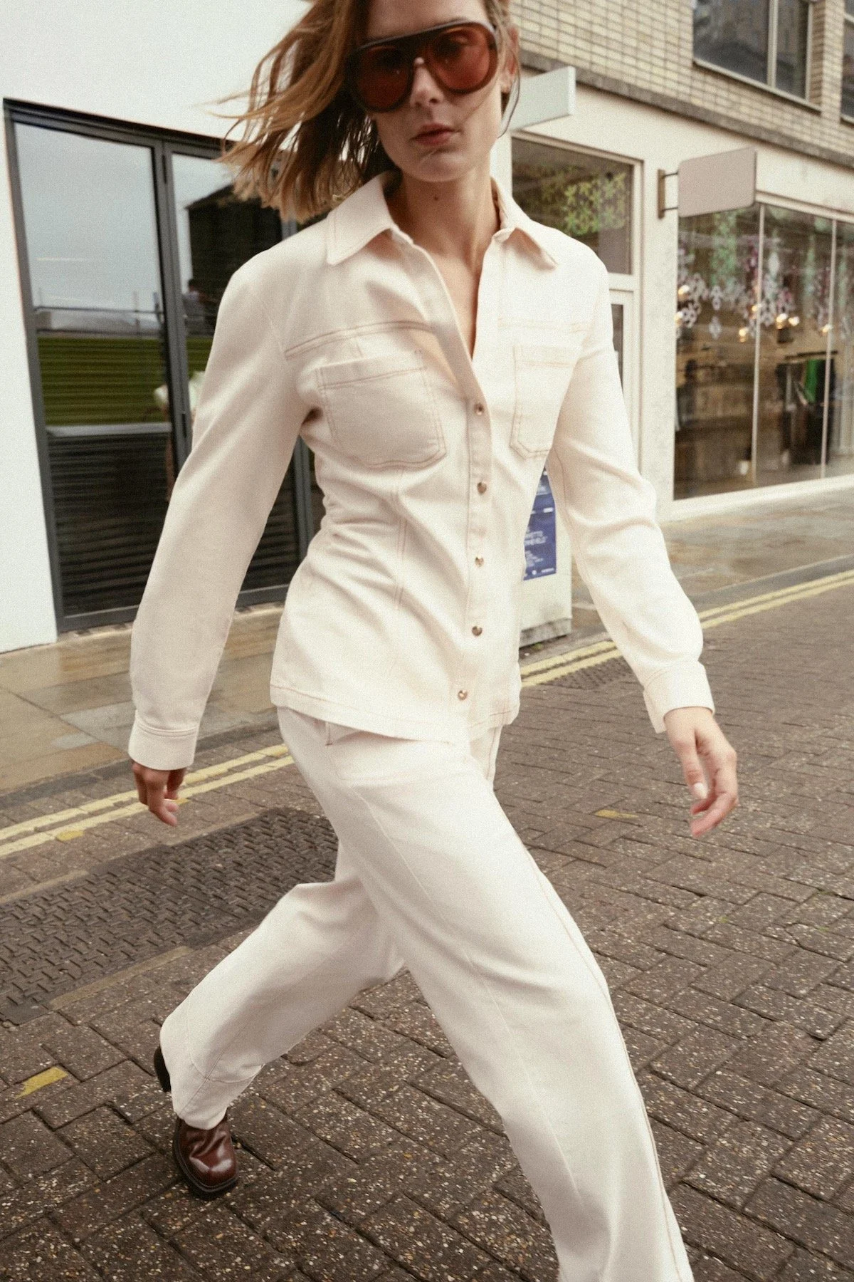 Zara Fitted Denim Shirt, $20.95 at Zara