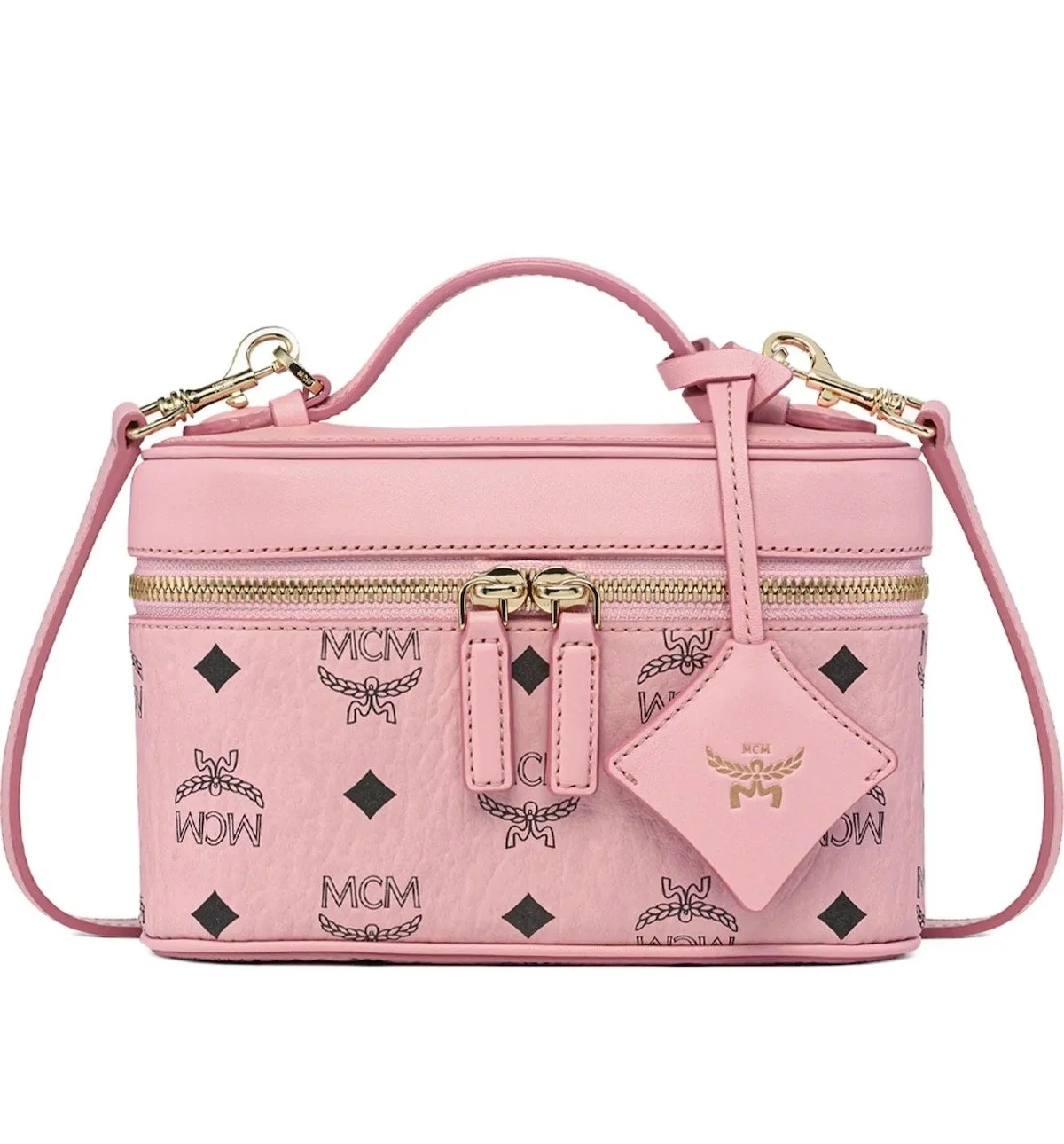 MCM Aren Visetos Vanity Tote Bag, $630 at Farfetch