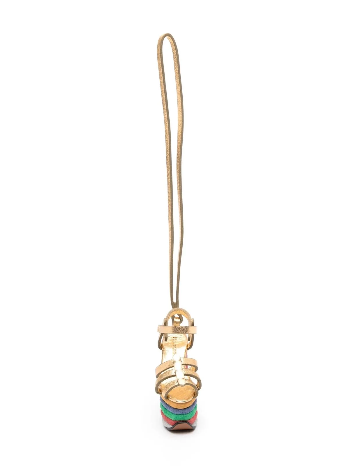 Ferragamo Platform Shoe Leather Keychain, $495 at Farfetch