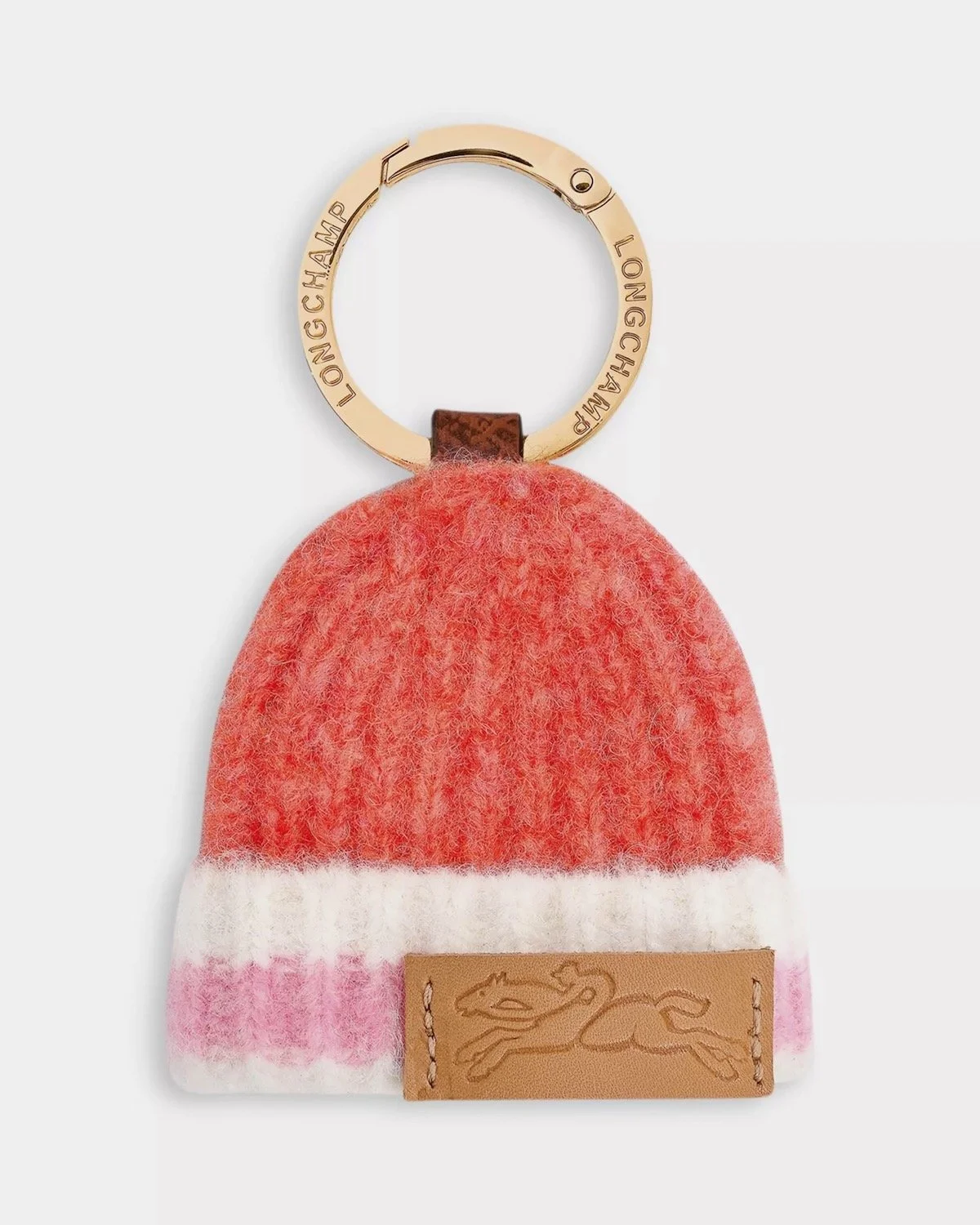 Longchamp Logo-Patch Keyring, $179 at Senser