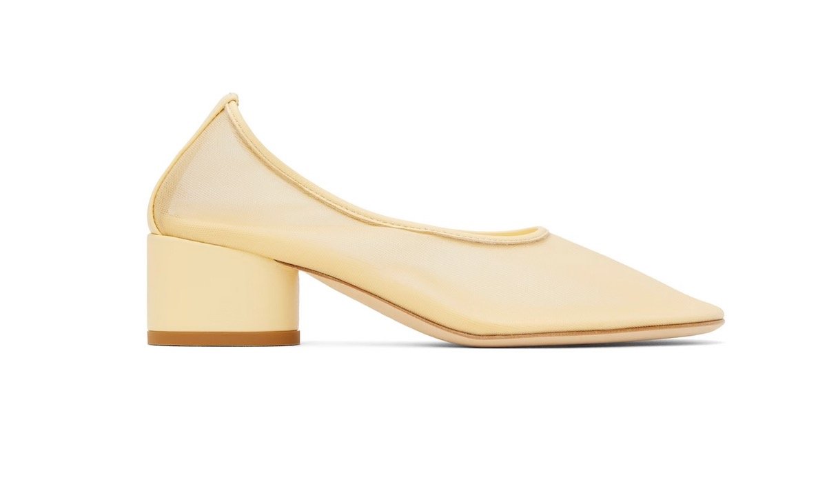 Dear Frances Yellow Balla Pump Heels, $435 at SSENSE
