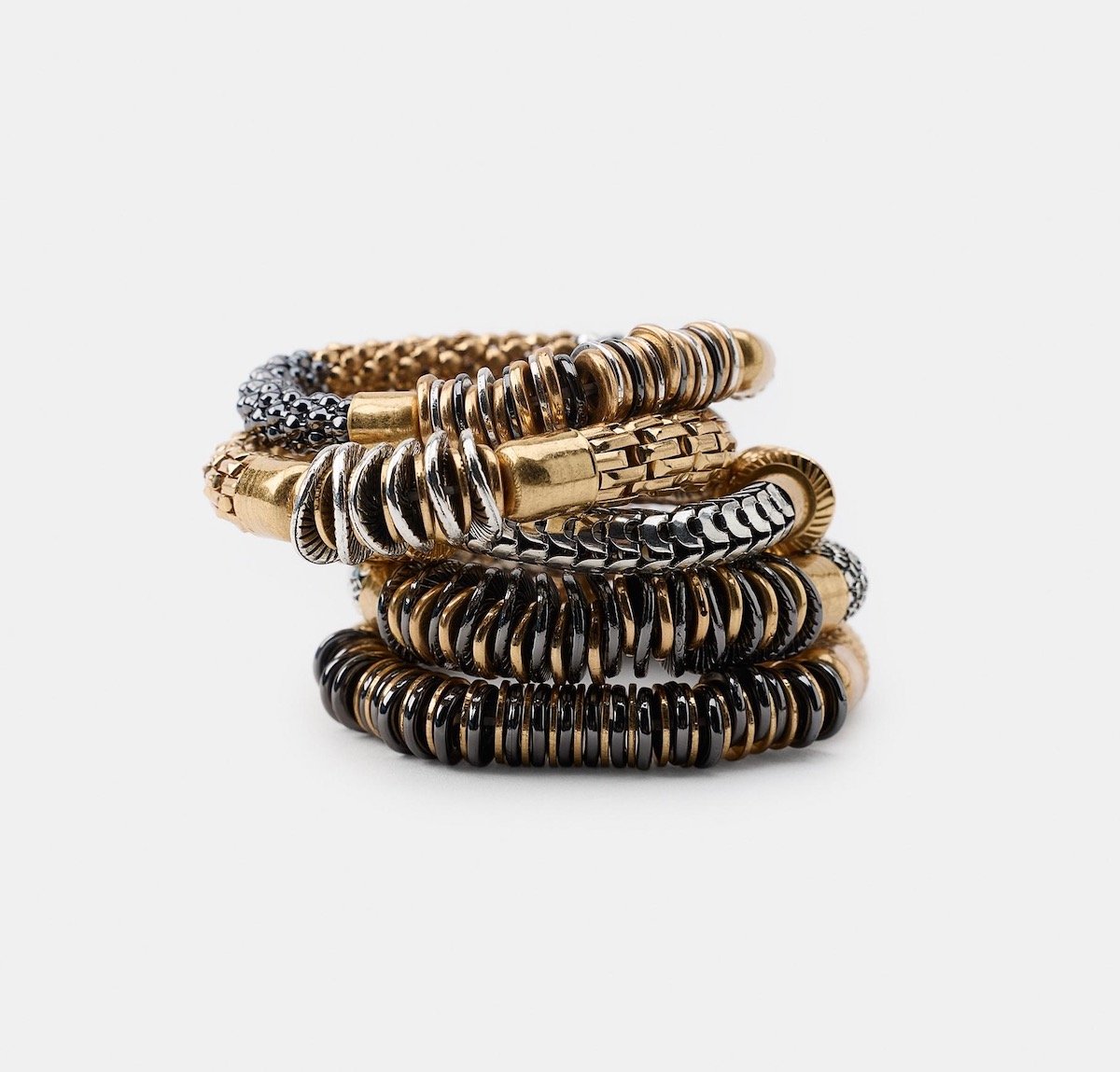 Zara Five-Pack of Combined Elastic Bracelets, $35.90 at Zara