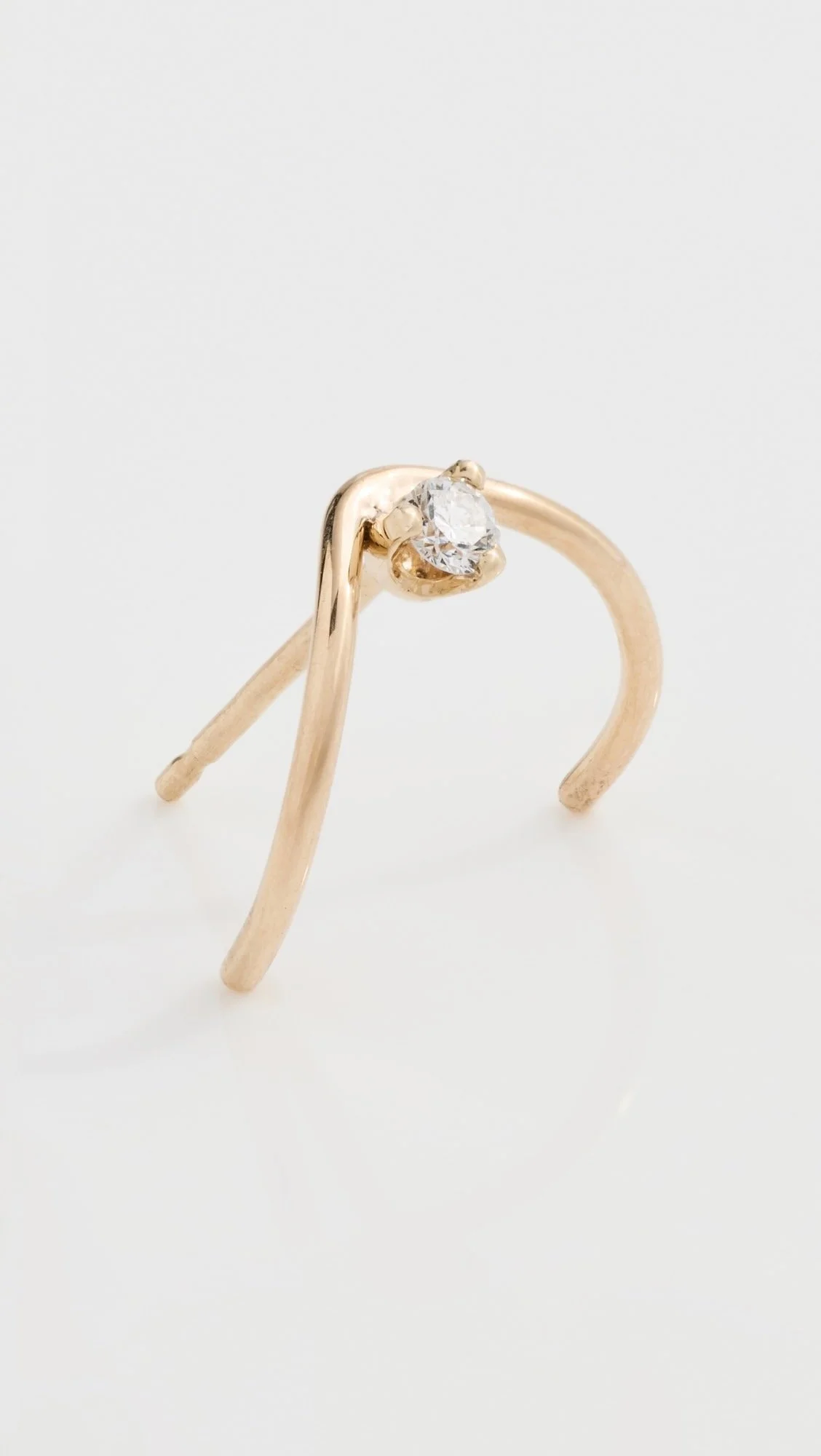 Zoë Chicco 14K Gold Wave Diamond Single Earring, $425 at Shopbop
