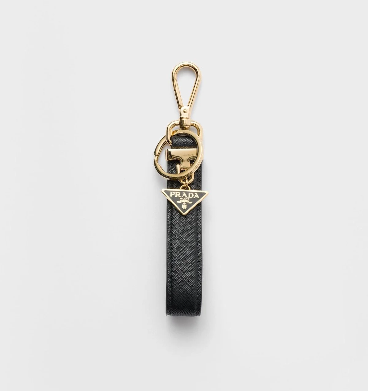 Prada Saffiano Leather Keychain, $525 at Prada