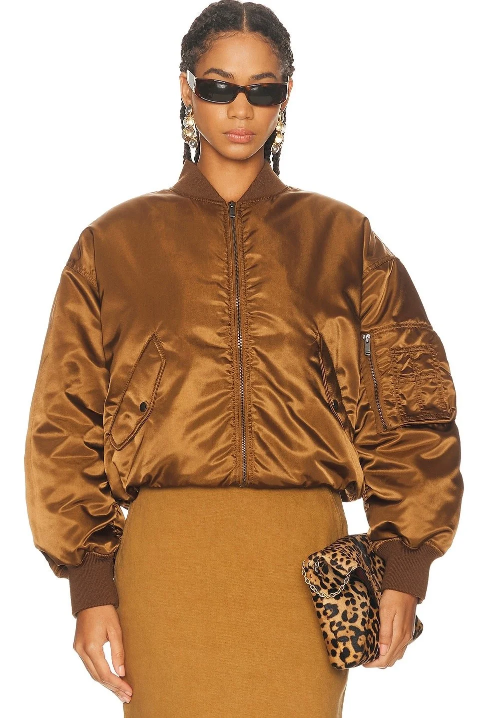 Saint Laurent Bomber Jacket, $3,300 at FWRD