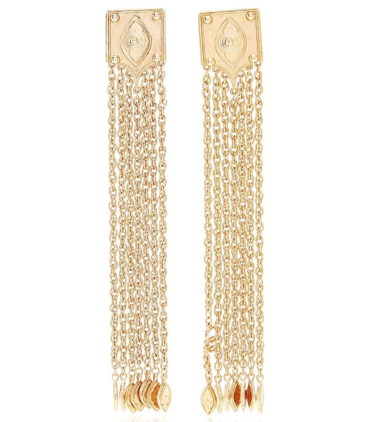 Chloe Chain-Fringed Gold-Tone Earrings, $1,050 at Moda Operandi