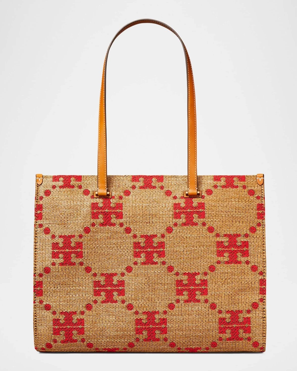 Tory Burch T Monogram Large Jacquard Tote Bag, $630 at Neiman Marcus