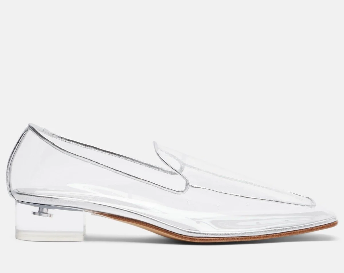Herbert Levine Clear The Air 30 PVC Loafer Pumps, $1,195 at Mytheresa