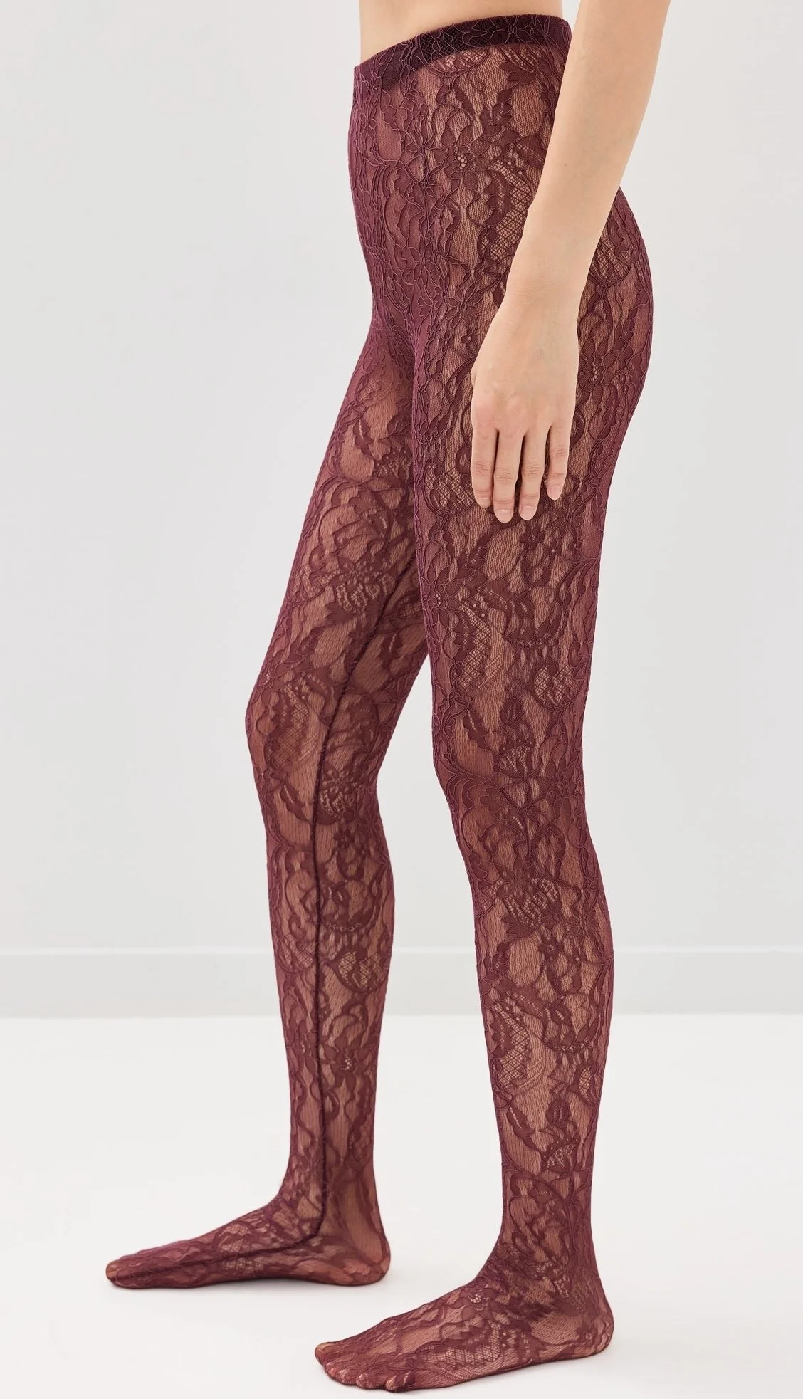 WARDROBE.NYC Lace Tights, $105 at Shopbop