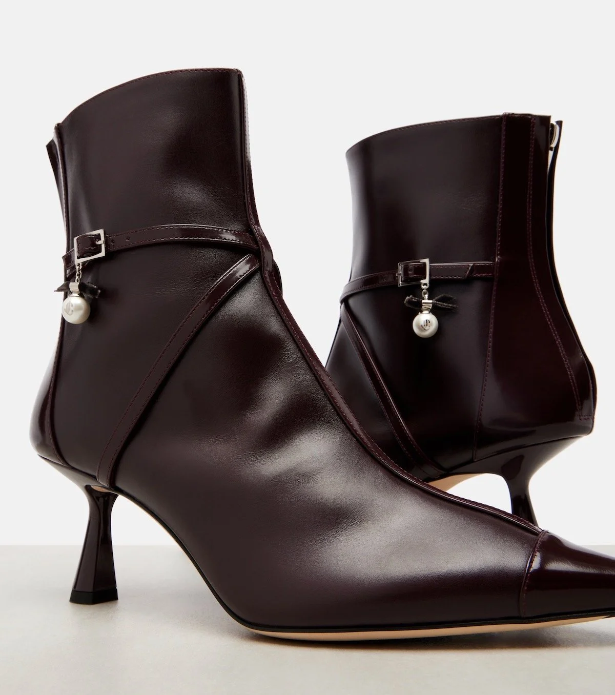 Jimmy Choo Aren 65 Leather Ankle Boots, $1,116 at Mytheresa