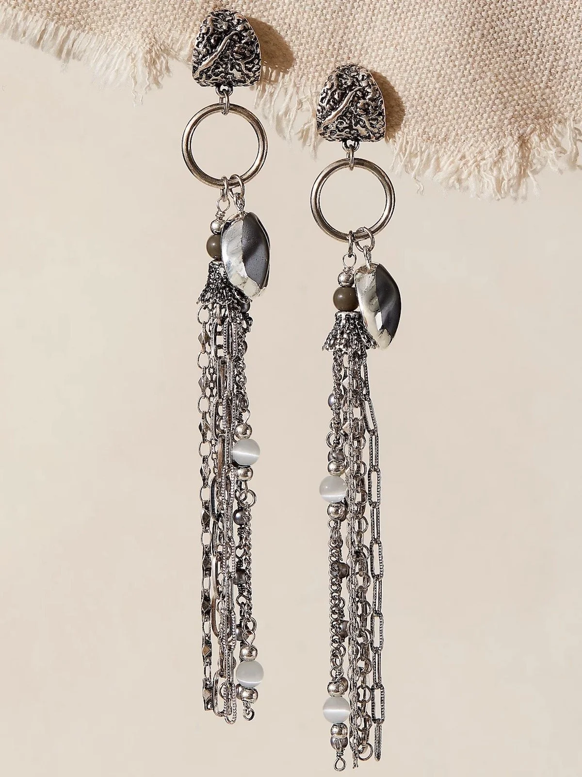 Free People Perfect Days Dangle Earrings in Silver & Abalone, $38 at Free People