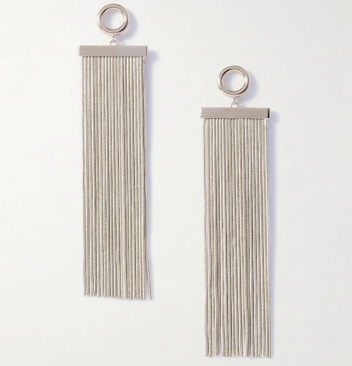 Alaïa Fringed Silver-Tone Earrings, $1,800 at Net-a-Porter