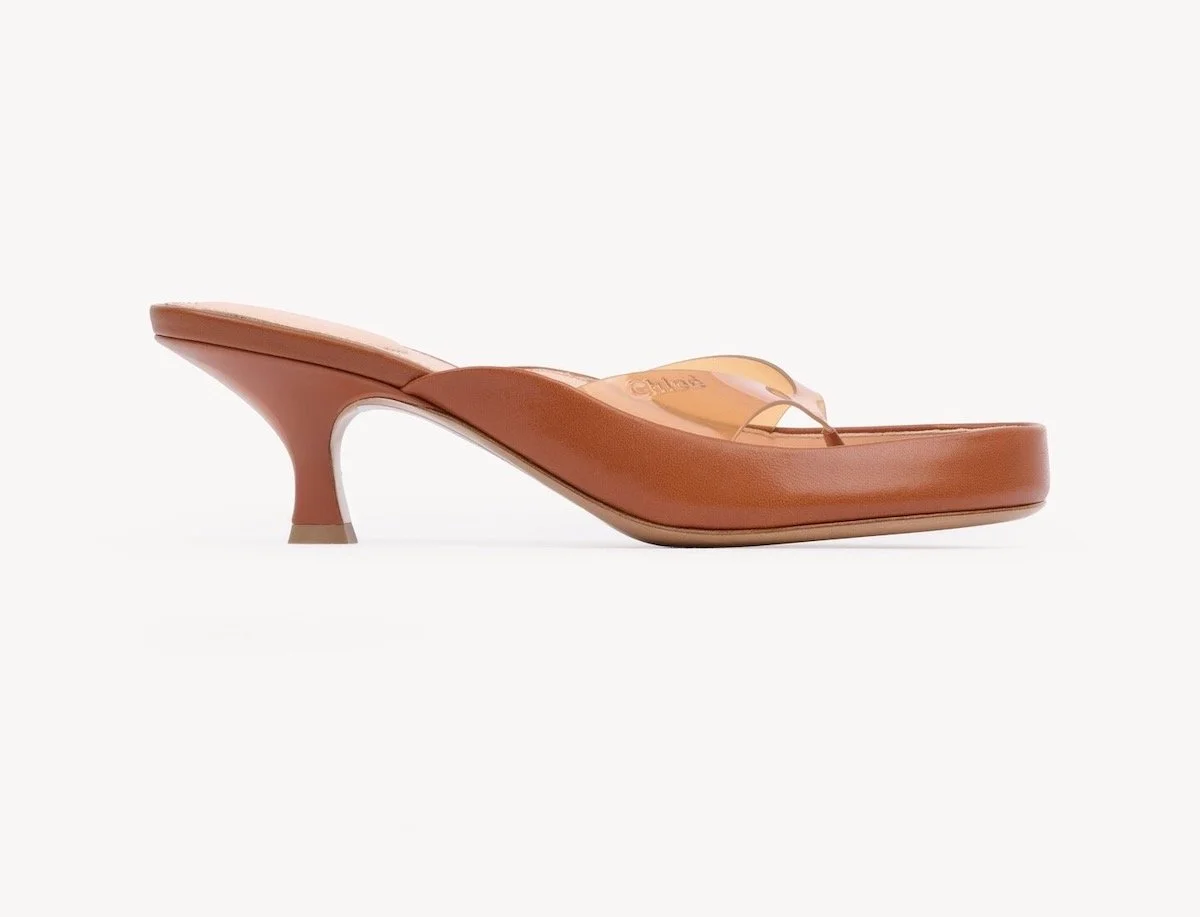 Chloe Junie Heeled Sandal, $1,050 at Chloe