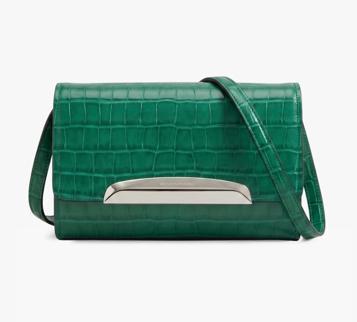 Brandon Maxwell Louise Pochette Bag in Sea Green, $2,200 at Brandon Maxwell