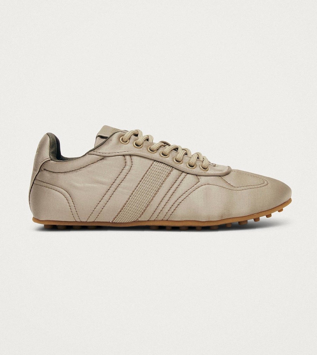 ALOHAS Tb.69 Satin Sneaker in Taupe, $145.60 at Urban Outfitters