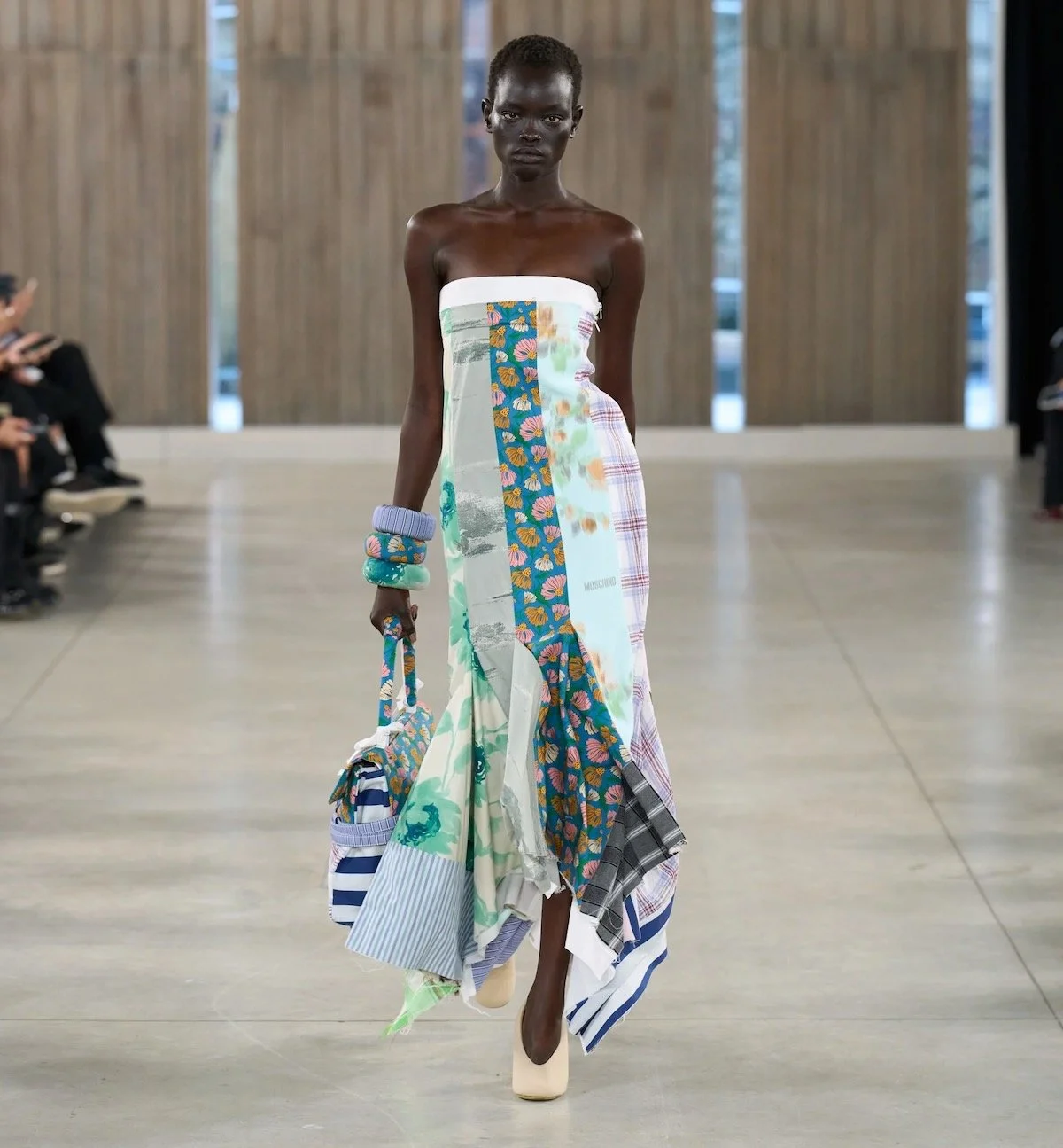 Split the Difference Moschino Spring 2026 Image: Courtesy