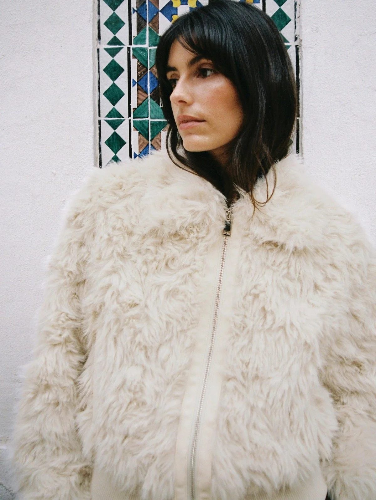 Zara Faux Fur Bomber Jacket, $119 at Zara