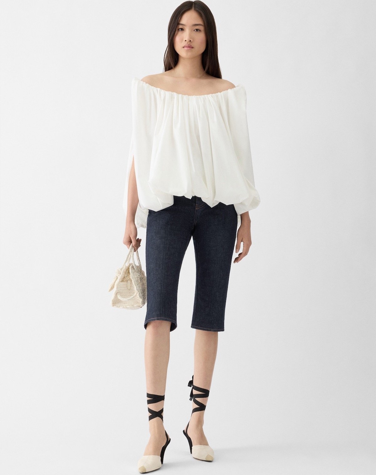 Jacquemus The De-Nîmes Denim Capri Pants, $790 at Jacquemus