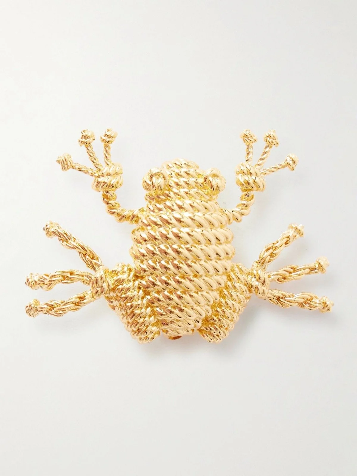 Loewe Frog Gold-Tone Brooch, $790 at Net-a-Porter
