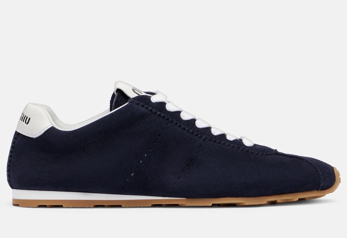 Miu Miu Plume Suede Sneakers, $950 at Mytheresa