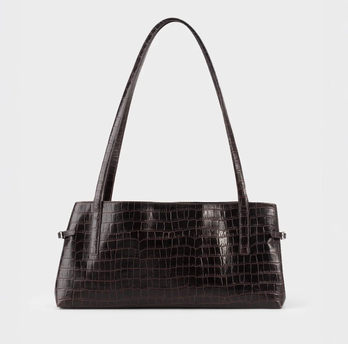 Vagabond Cannes Mini Bag in Brown, Embossed Leather, $315 at Vagabond