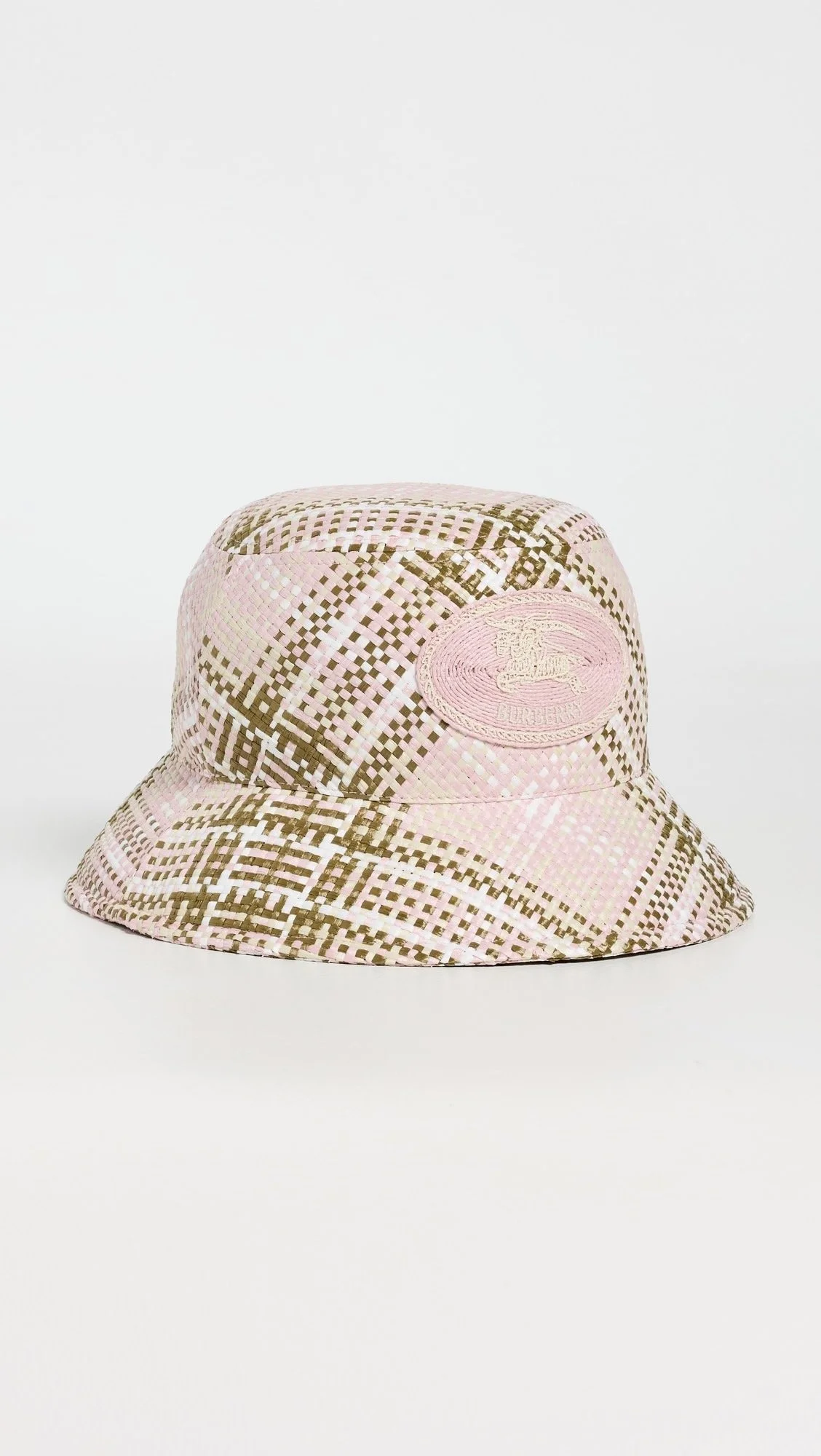 Burberry Woven Raffia Bucket Hat, $640 at Shopbop