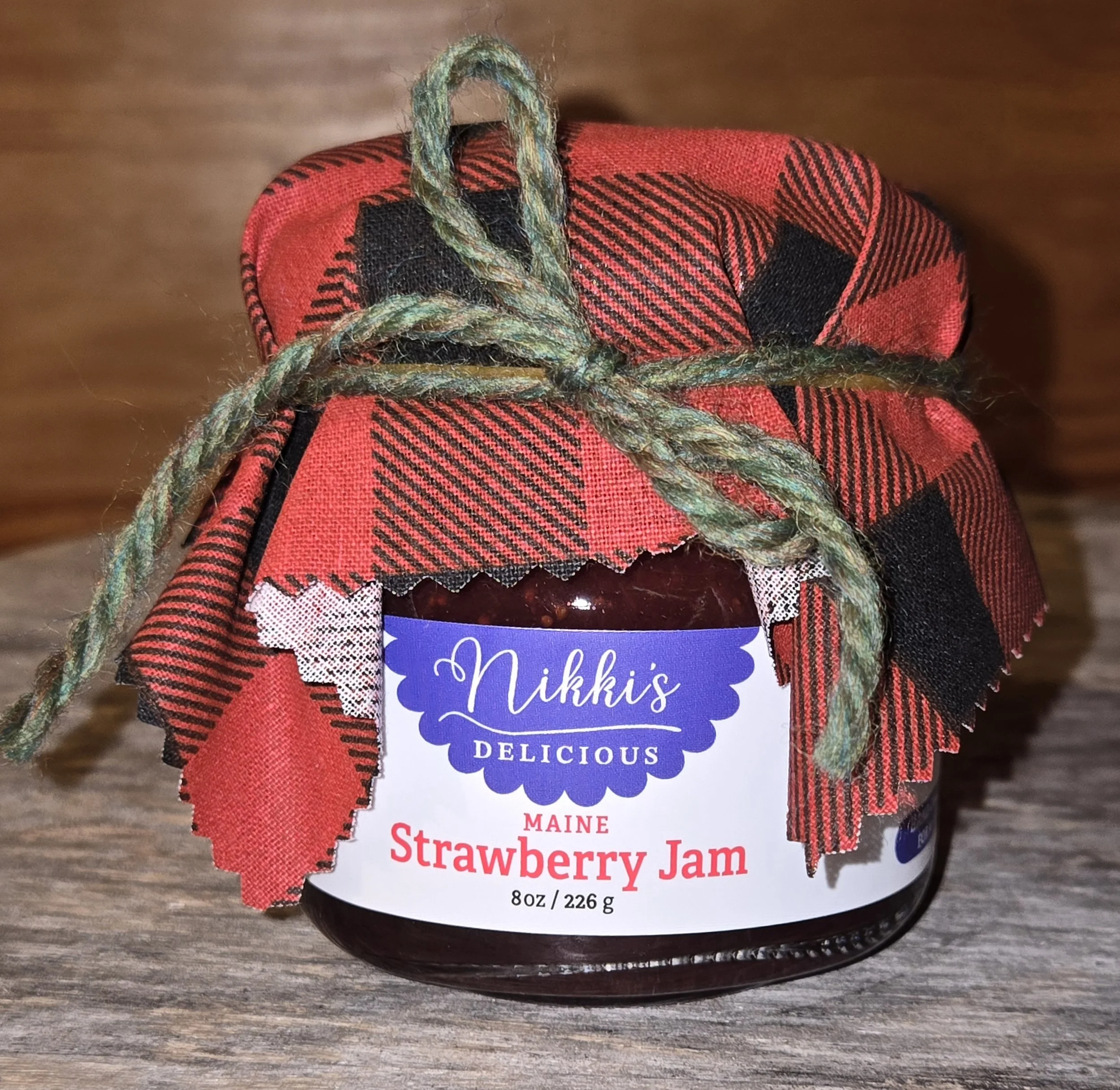 Maine Strawberry Jam 8oz