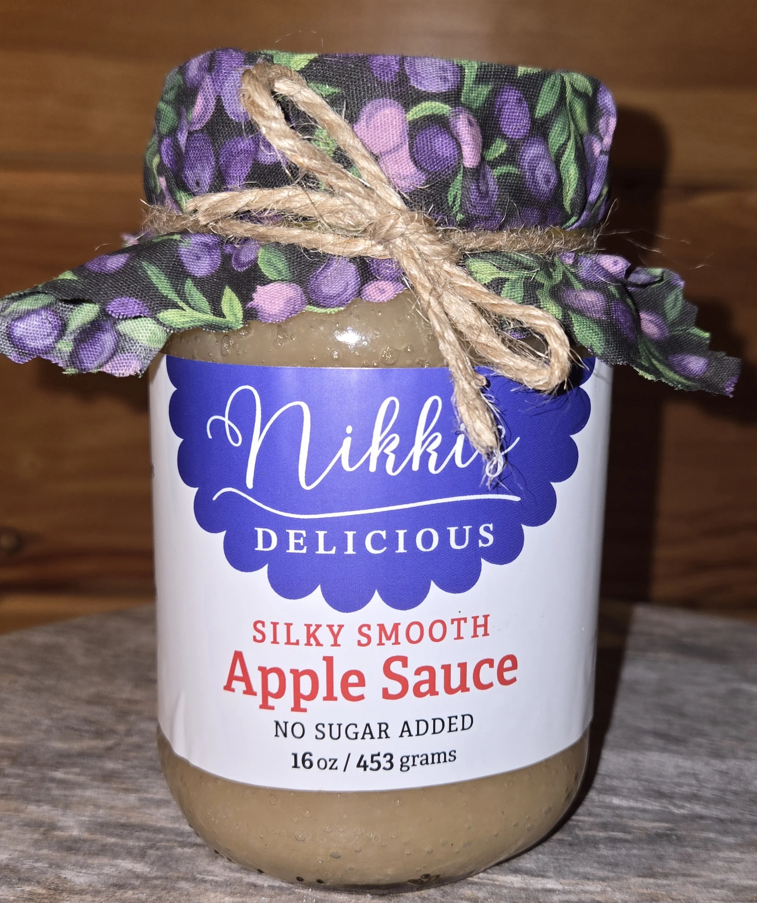 Silky Smooth Apple Sauce (unsweetened) 16oz