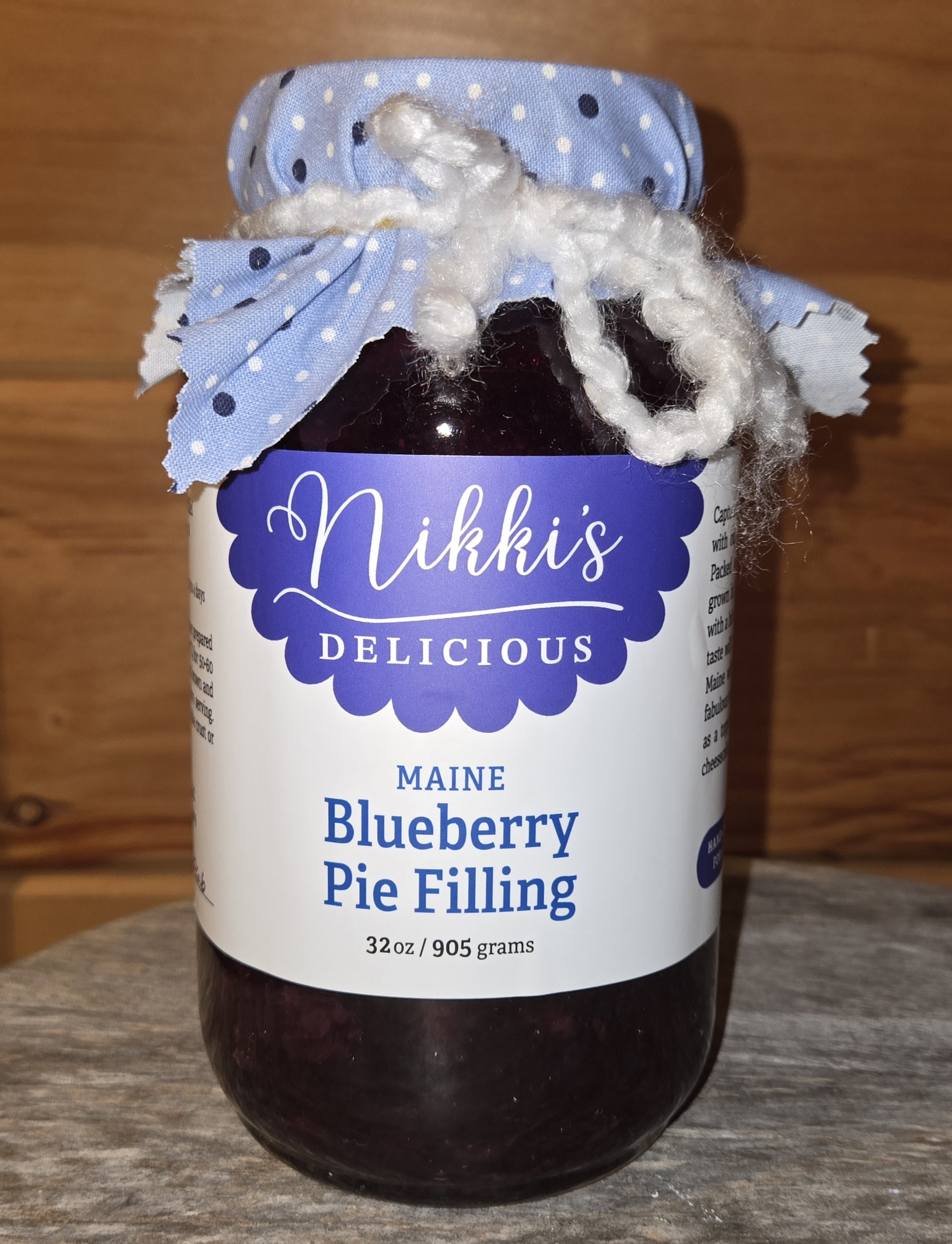 Maine Blueberry Pie Filling 32oz