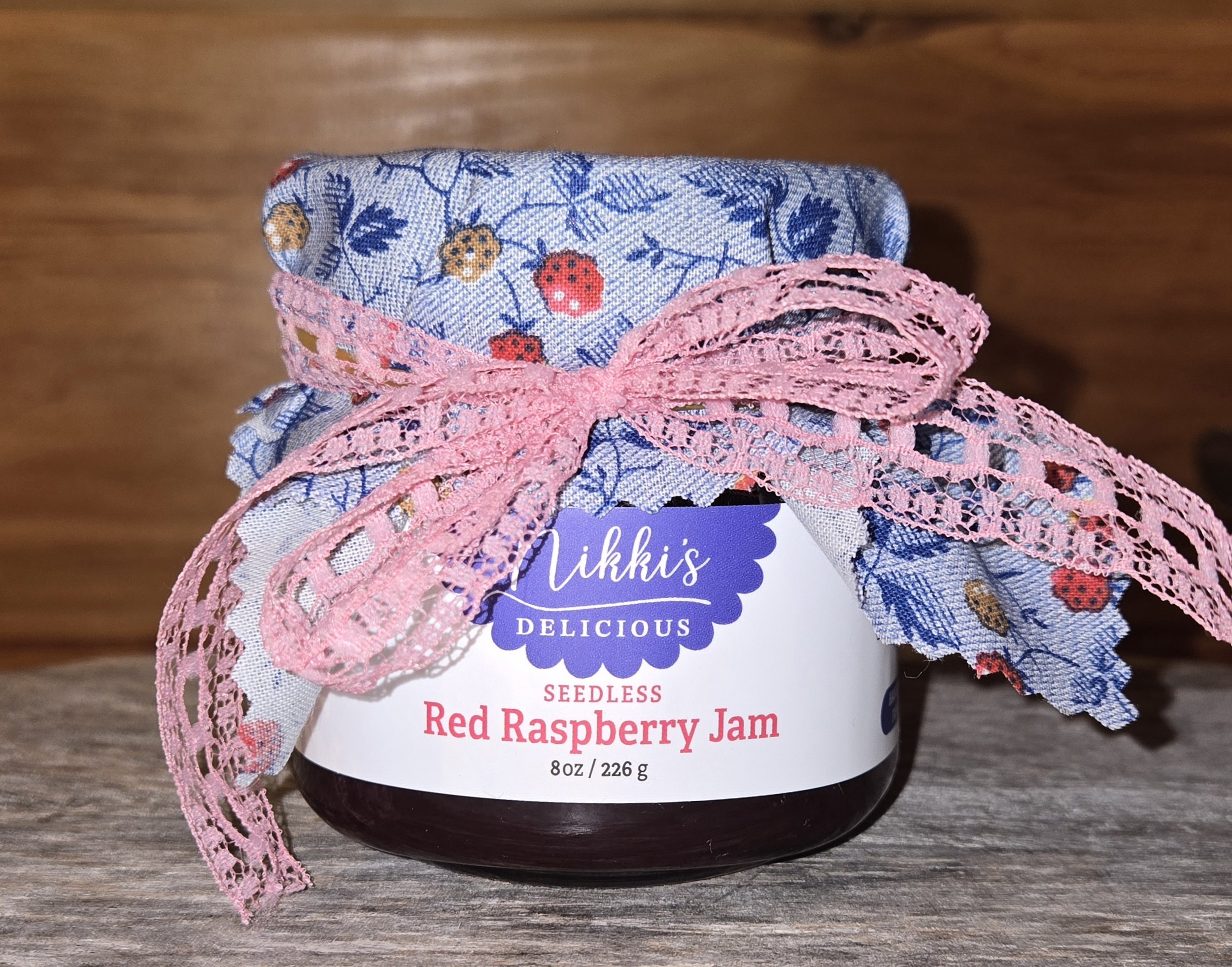 Seedless Red Raspberry Jam 8oz